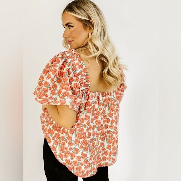 Moodie Bethany Floral Blouse Size 2X - Picture 3 of 14